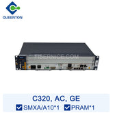 ZTE C320 OLT GE DC (19 pulgadas) 2 Ranuras Equipado con 2*SMXA/A10